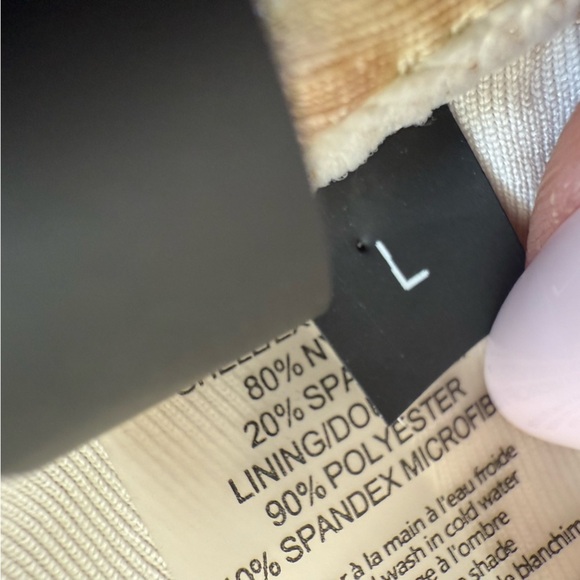 KENDALL & KYLIE | Gold Leopard Print Ruched Bikini Bottom Beachy Summer | Size L - Picture 8 of 8